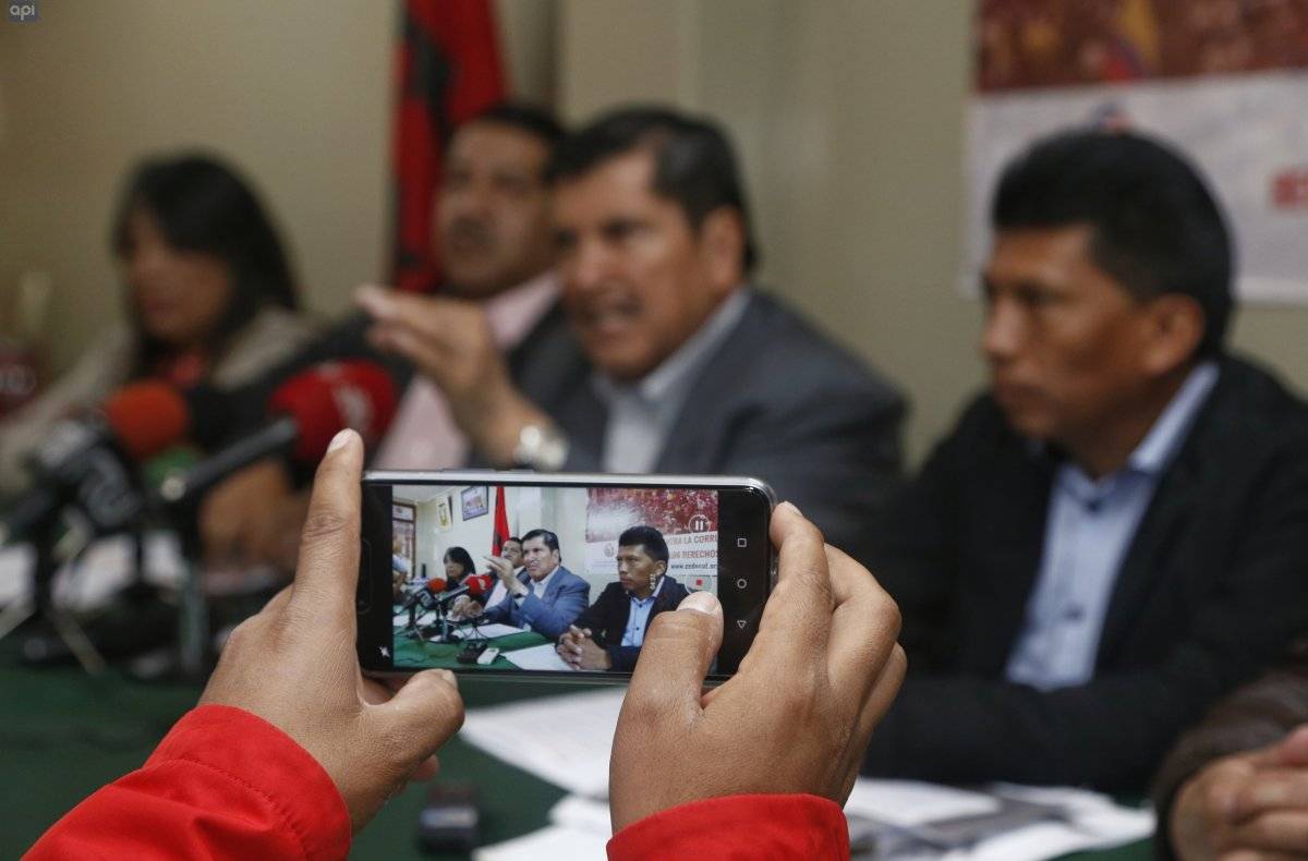 Presidente de turno del FUT, Mesías Tatamuez