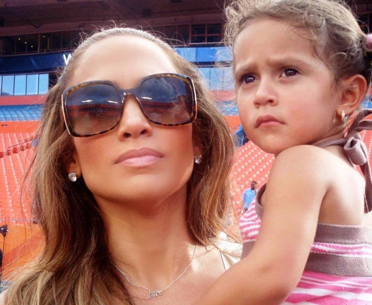 Hija de JLo y Marc Anthony