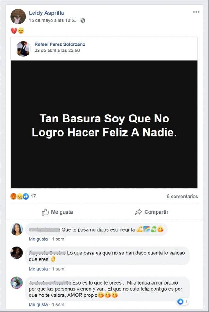 mensaje jugadora