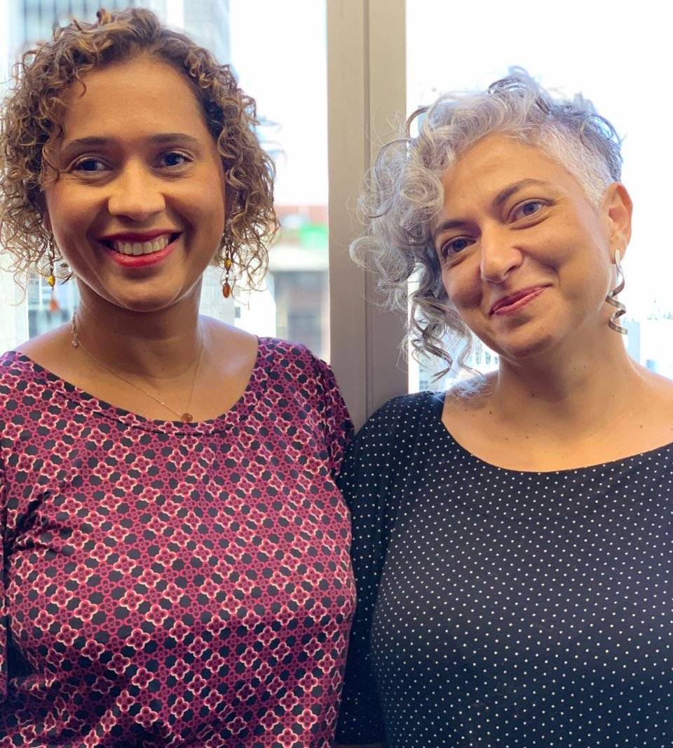 Rosângela Alves e Alessandra Abdala