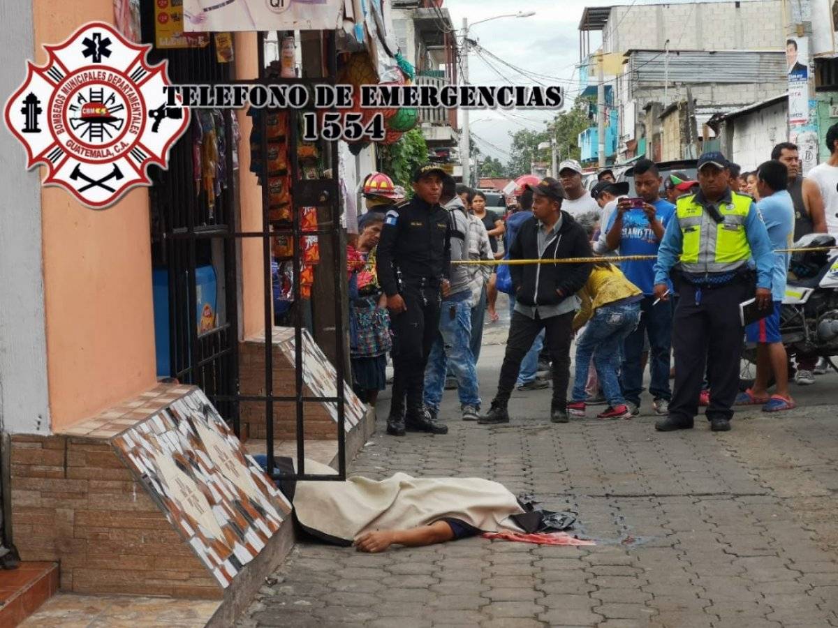 hombre muere por ataque armado en Bárcenas, Villa Nueva