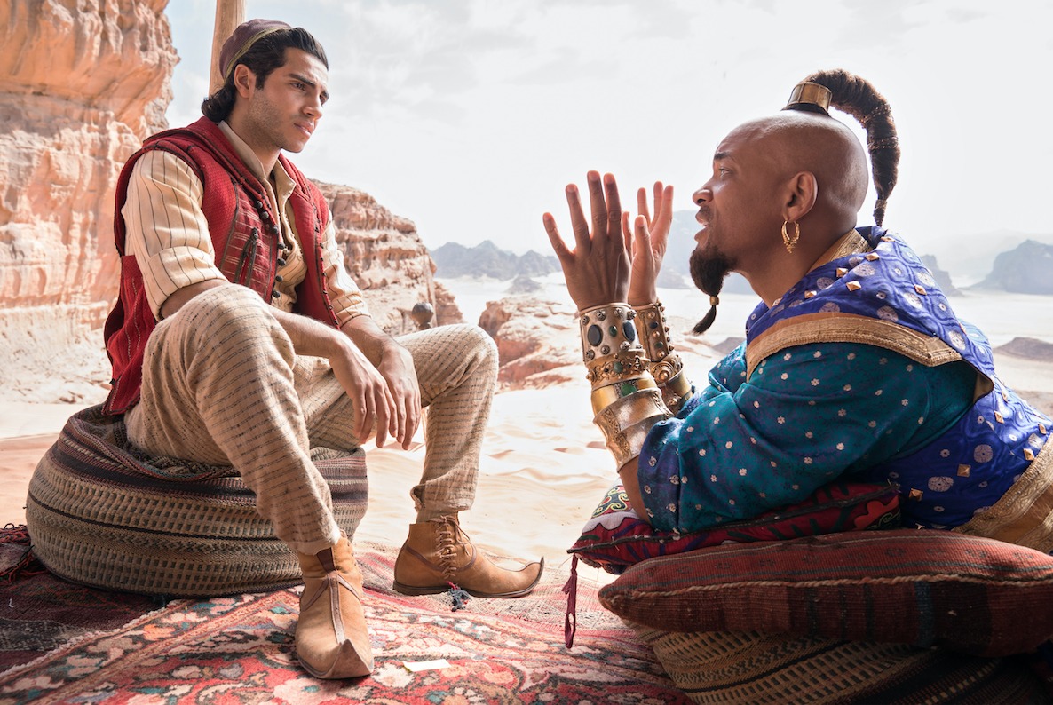 Mena Massoud y Will Smith