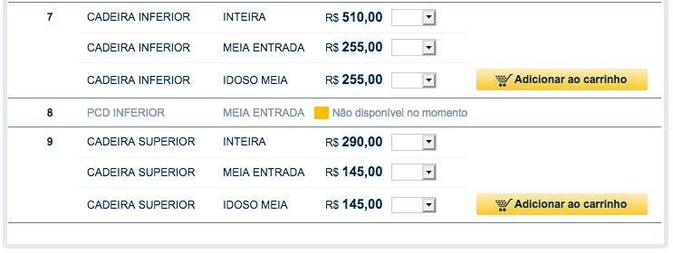 ingressos bts