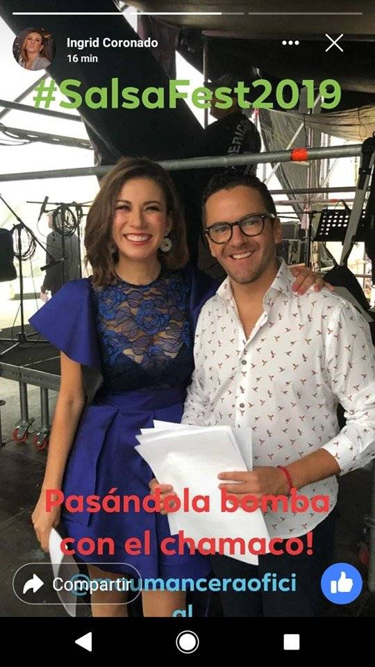 Ingrid Coronado y Mauricio Mancera