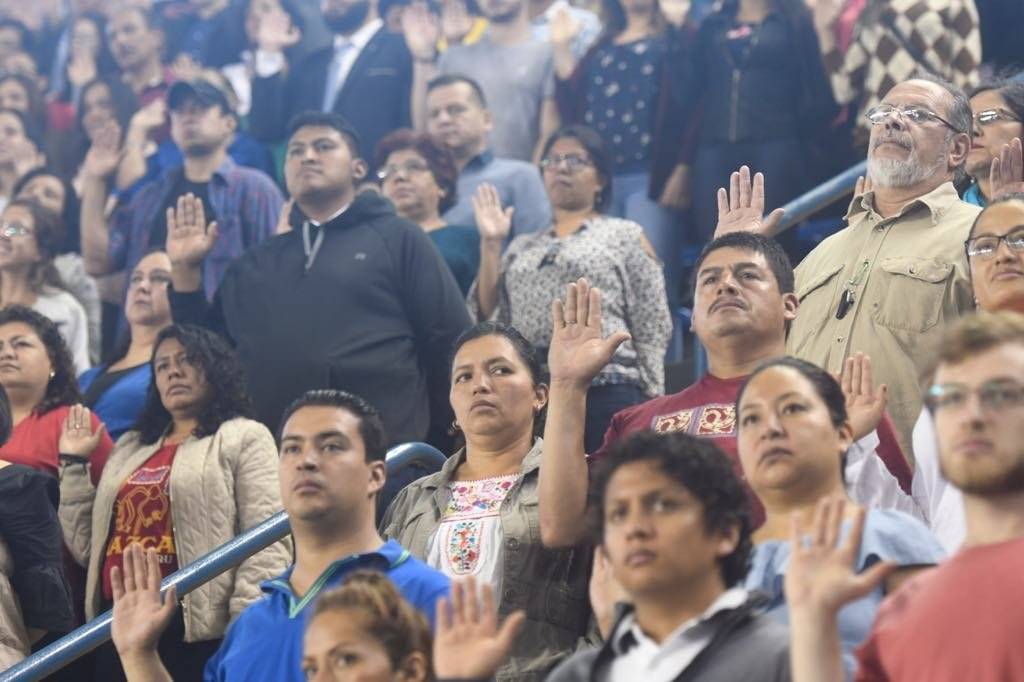 Juramentación de las Juntas Receptoras de Votos Distrito Central