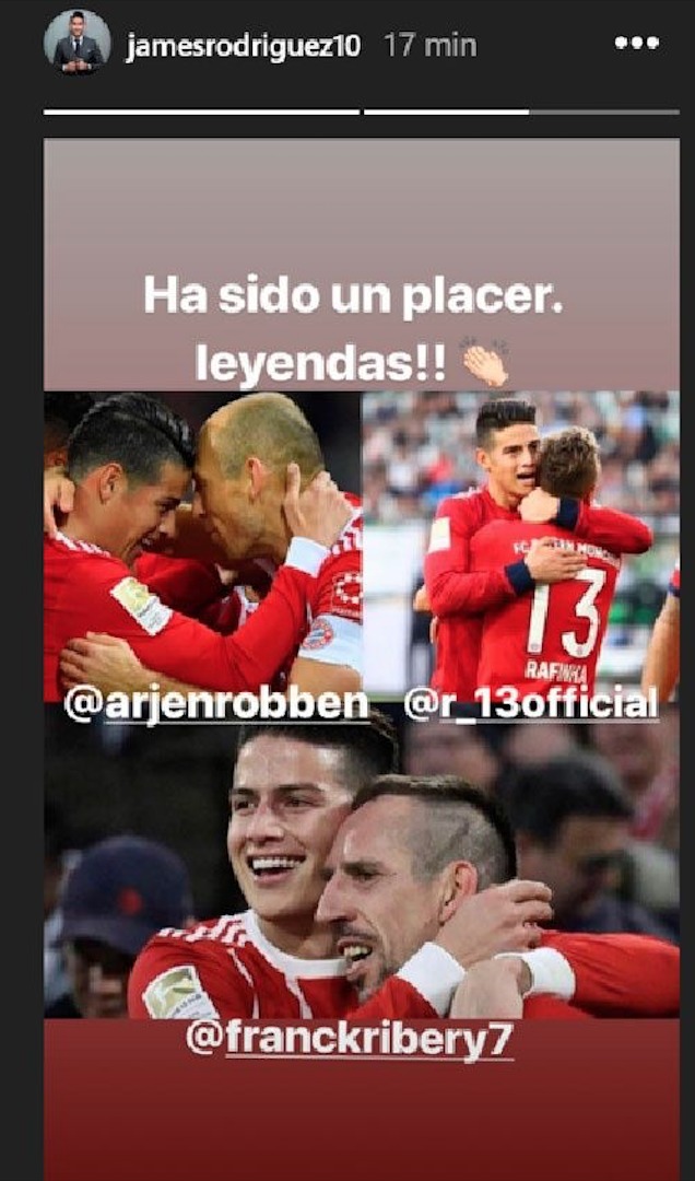 Emotivo mensaje de despedida de James Rodríguez Emotivo mensaje de despedida de James Rodríguez
