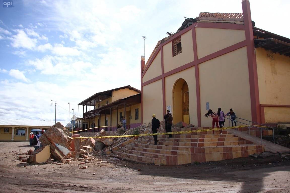 La iglesia de la parroquia Nambacola
