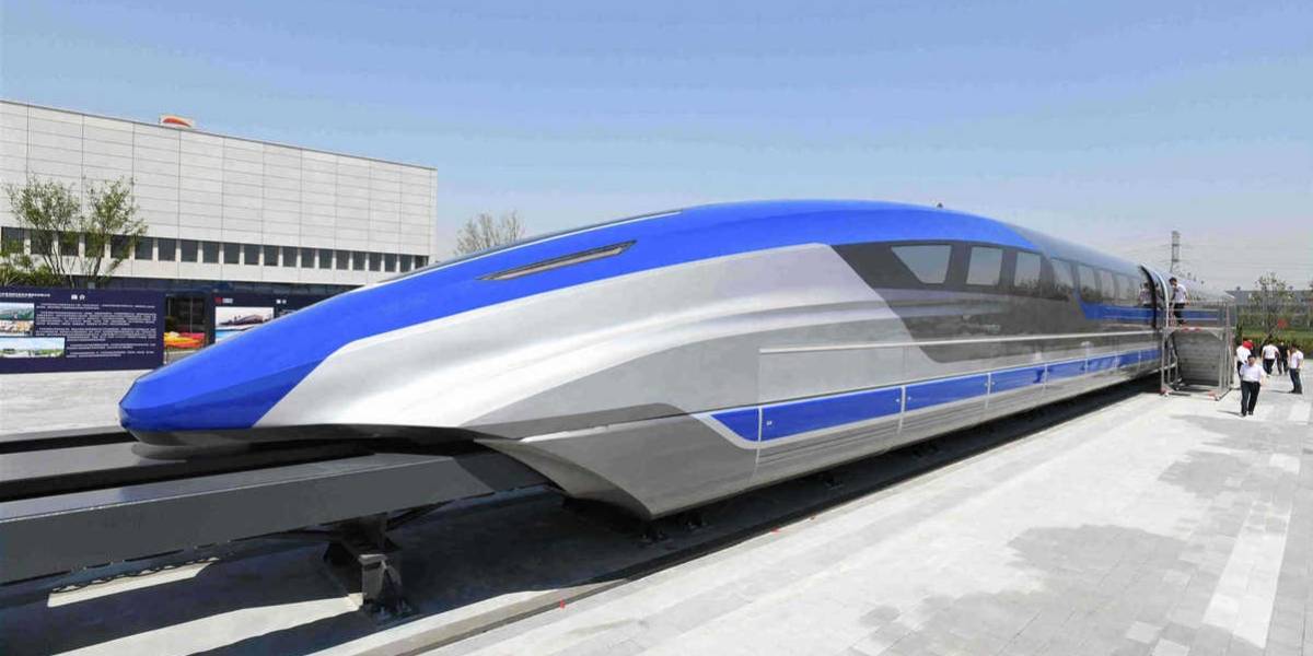 China revela su primer prototipo de tren bala que podrá alcanzar velocidades de 600 Km/h