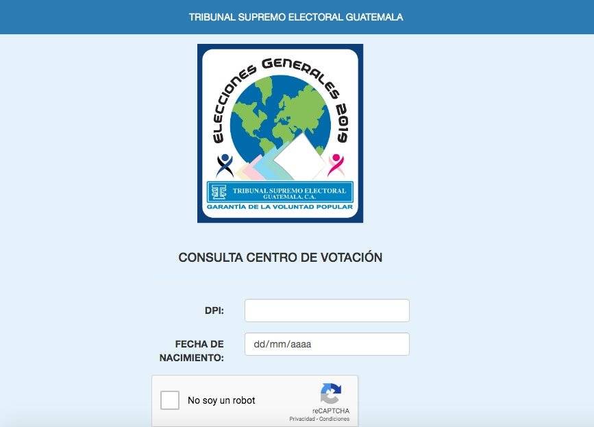 consultar centro de votación