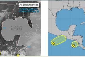Conred e Insivumeh monitorea dos sistemas de baja presión