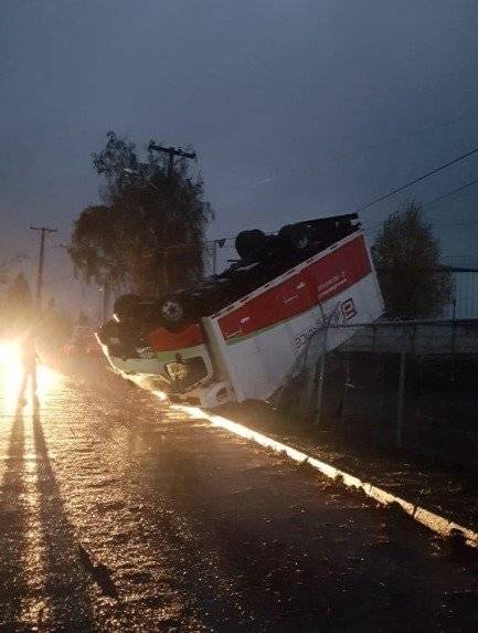 Camión Volteado
