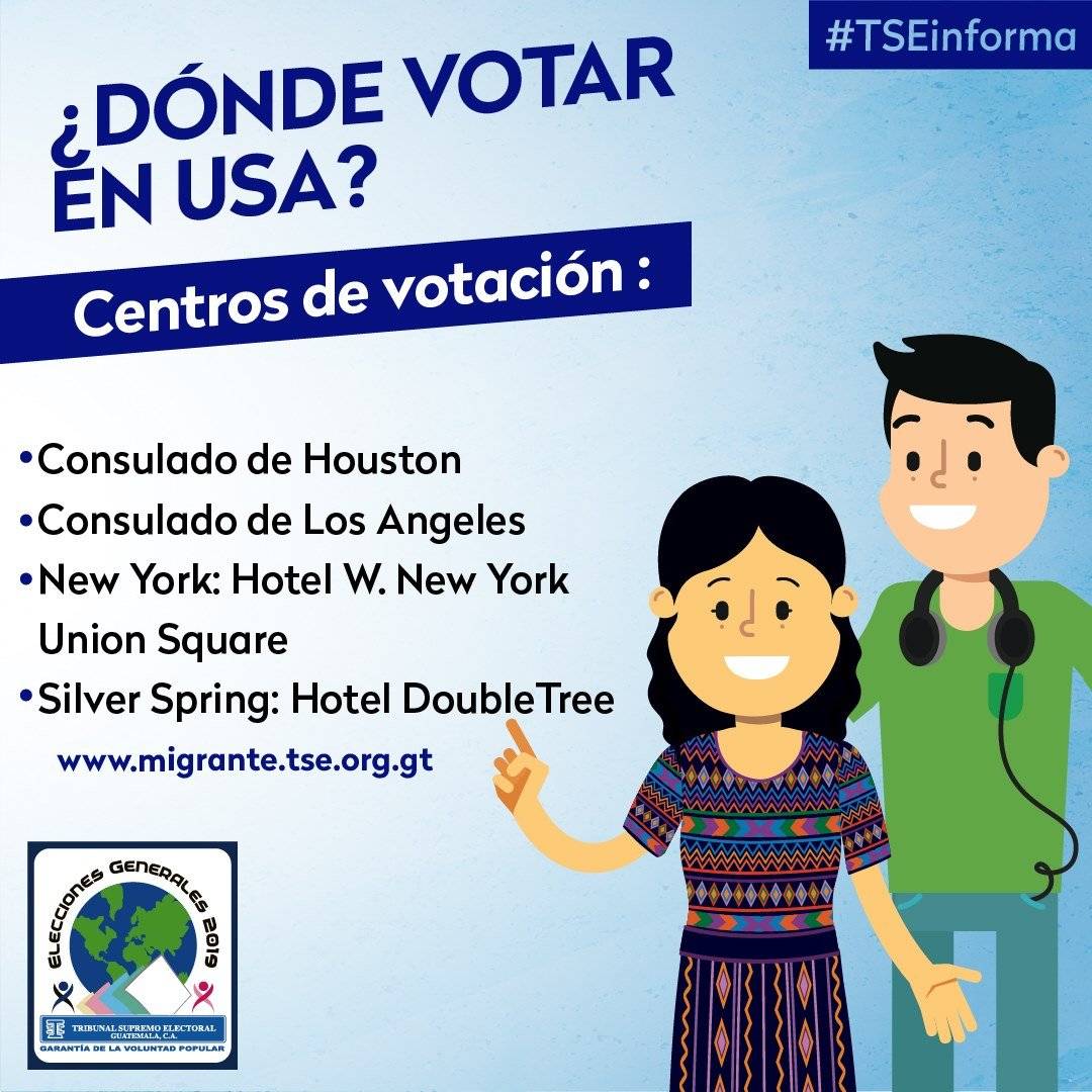 Centro de votación en EE.UU.