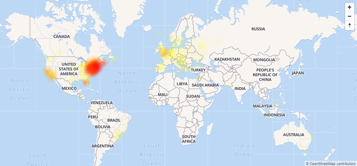 Google está registrando una caída mundial en la mayoría de sus servicios