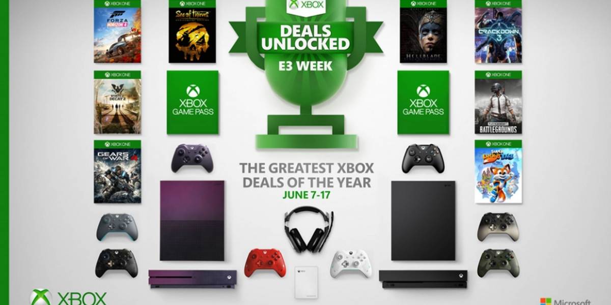 Xbox celebrará la semana de E3 2019 con grandes descuentos en consolas, juegos y accesorios