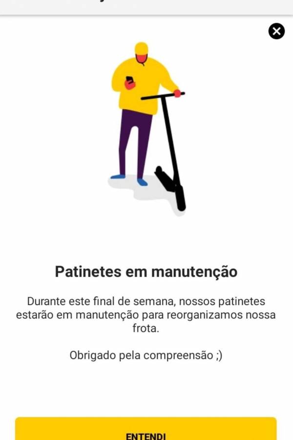 yellow manutenção