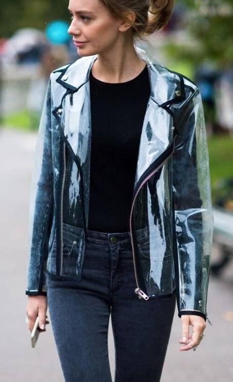 outfit para lluvia mujer 2019