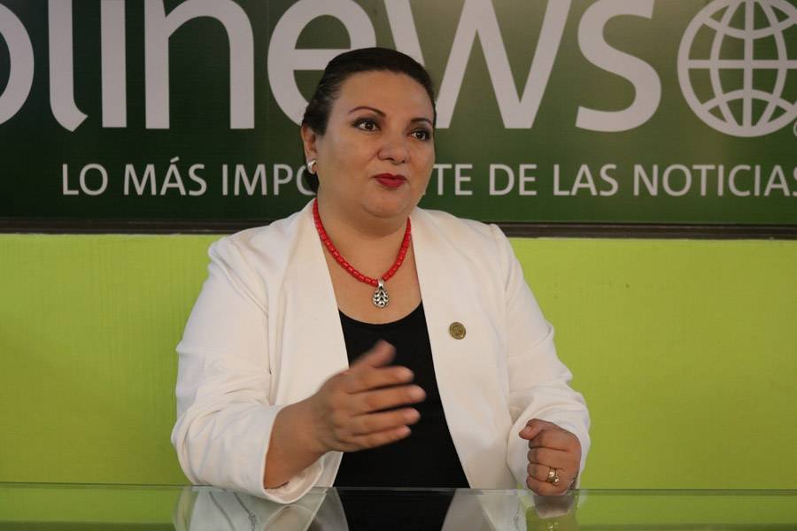 María de los Ángeles Soberanis de Rueda, presidenta del Benemérito Comité Pro Ciegos y Sordos de Guatemala