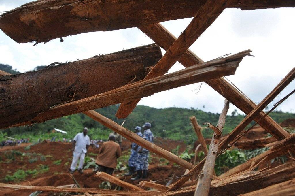 Deslave en Uganda