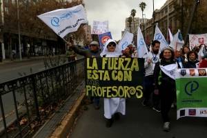 Marcha de profesores
