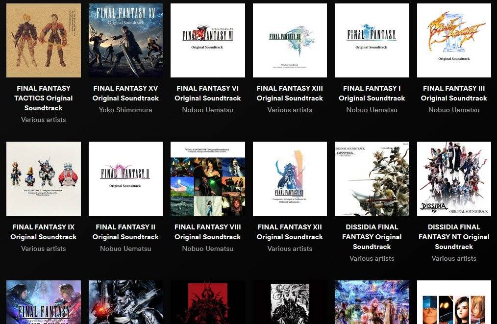 La música original de Final Fantasy llegó oficialmente a Spotify y Apple Music