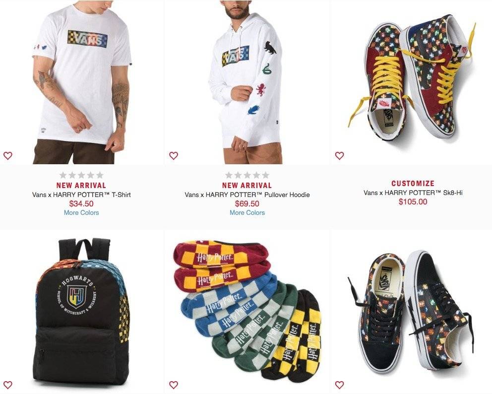 vans harry potter