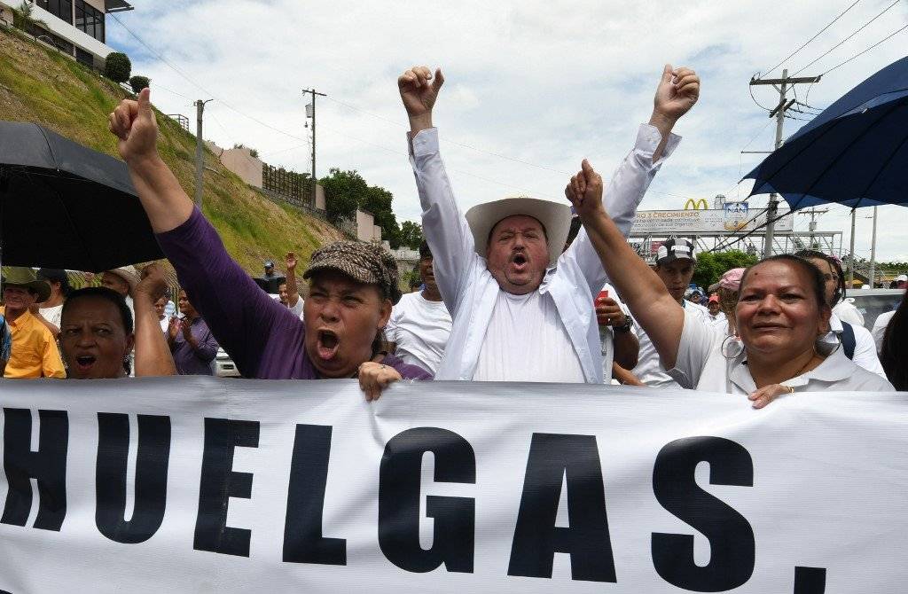 Marcha por la paz en Honduras
