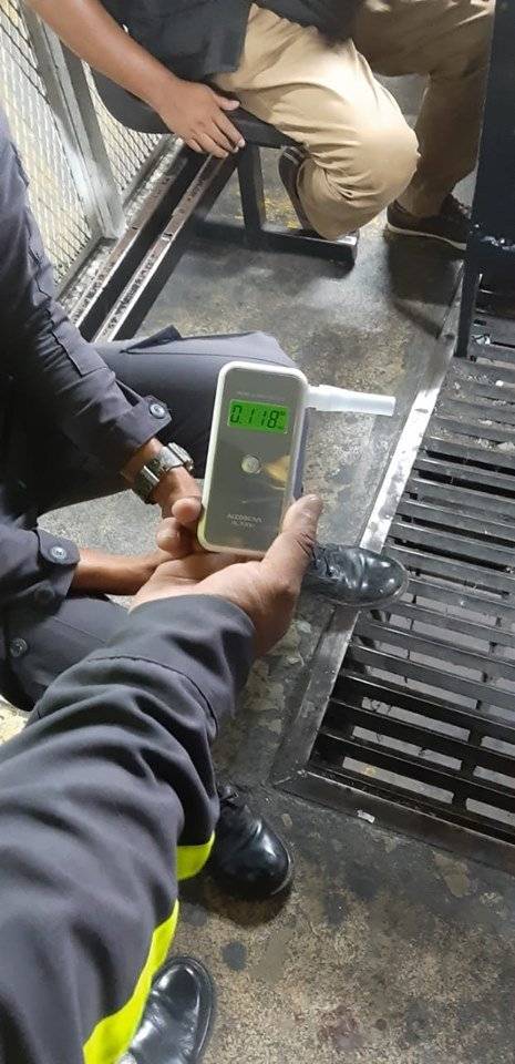 capturan a guardia del Sistema Penitenciario ebrio en Mariscal Zavala