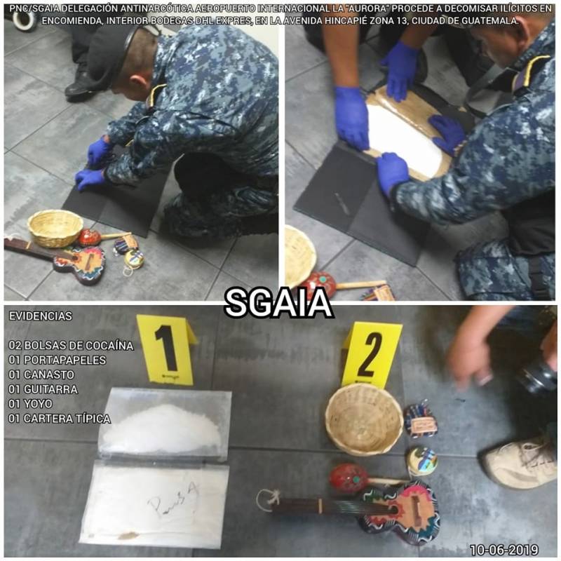 droga oculta en artesanías