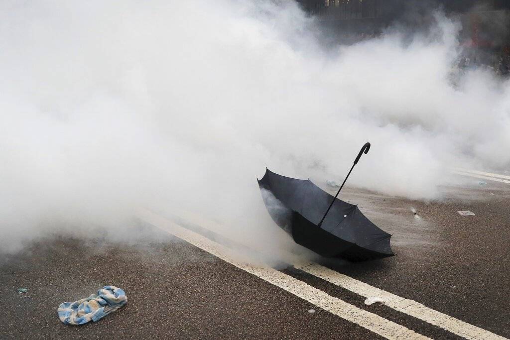 Protestas en Hong Kong Foto: AP