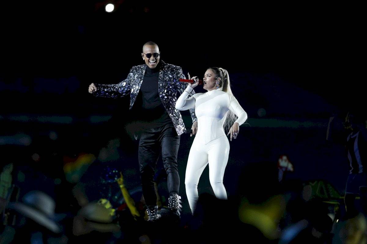 Karol G en la ceremonia inaugural de la Copa América 2019