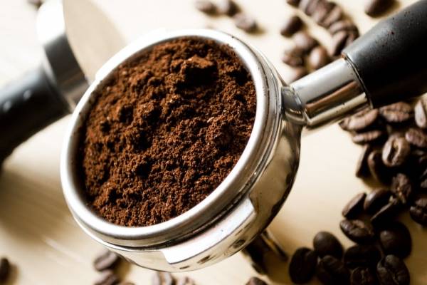 De cafe la piel para mascarilla