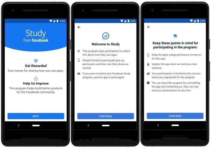 Facebook ofrece pagar a usuarios por sus datos