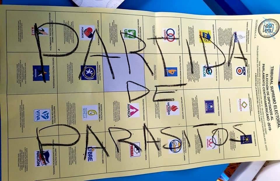 Papeletas Parlacen
