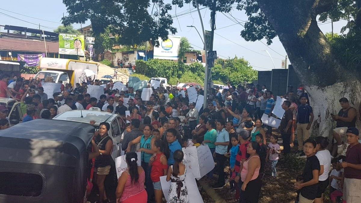 Protesta en San Marcos
