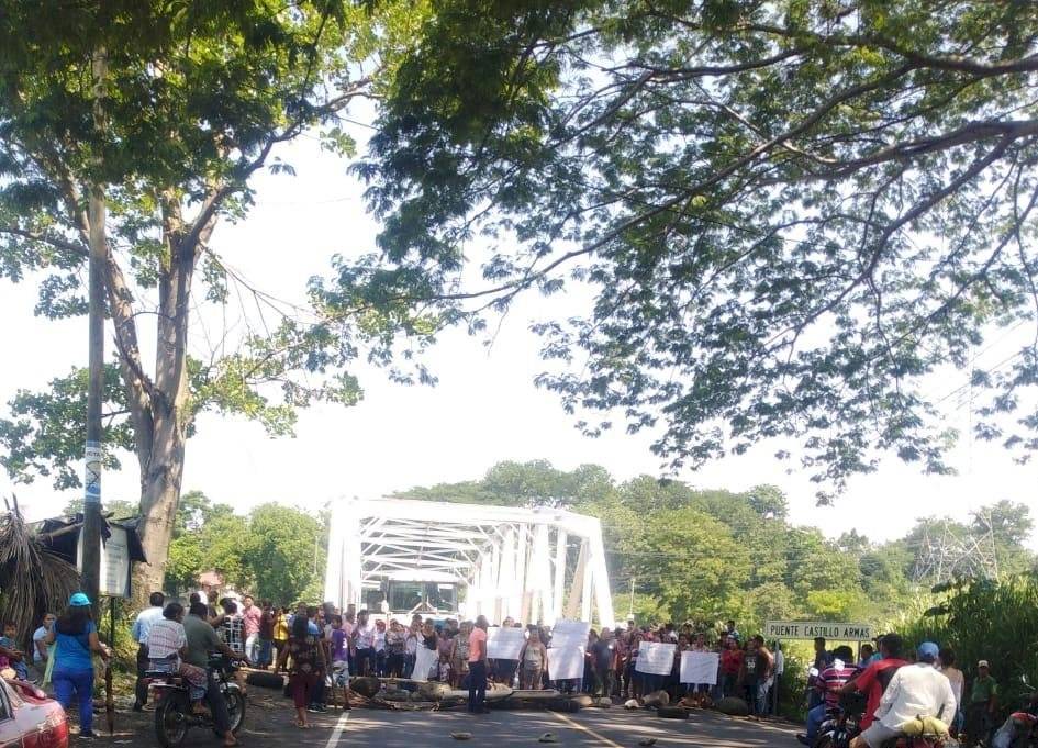 Bloqueo en Retalhuleu