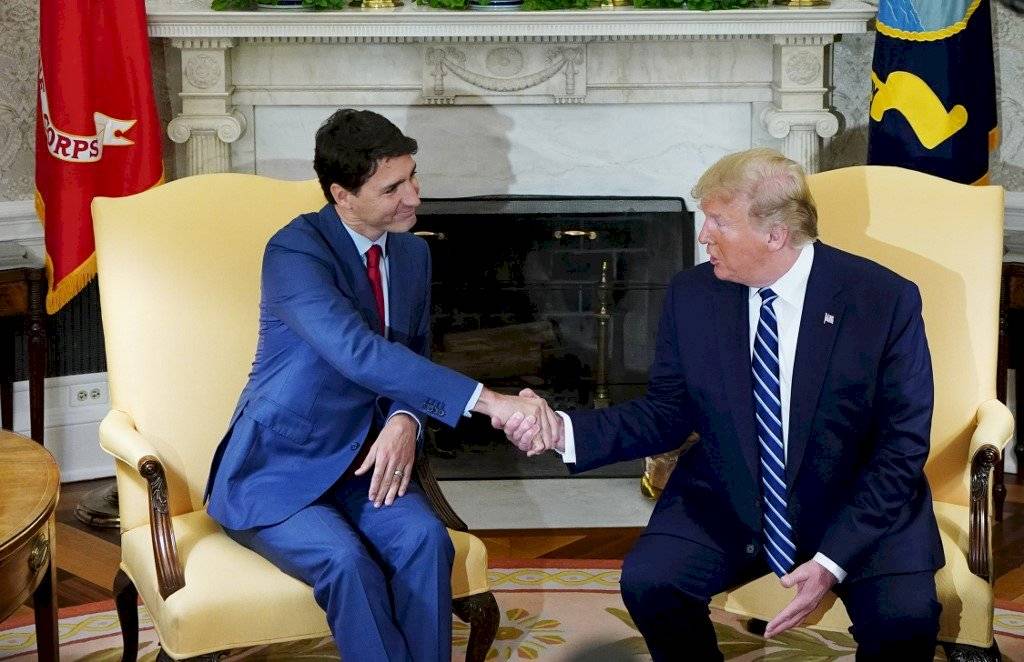 Donald Trump y Justin Trudeau