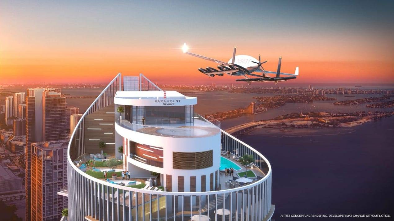 Ya están construyendo en Miami el que será el primer estacionamiento para vehículos voladores del mundo Ya están construyendo en Miami el que será el primer estacionamiento para vehículos voladores del mundo