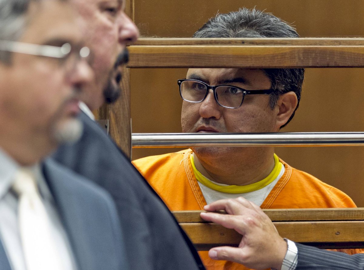 Naasón Joaquín García, líder de la Iglesia La Luz del Mundo, durante una audiencia en la Corte Superior del Condado Los Ángeles, el viernes 21 de junio de 2019.