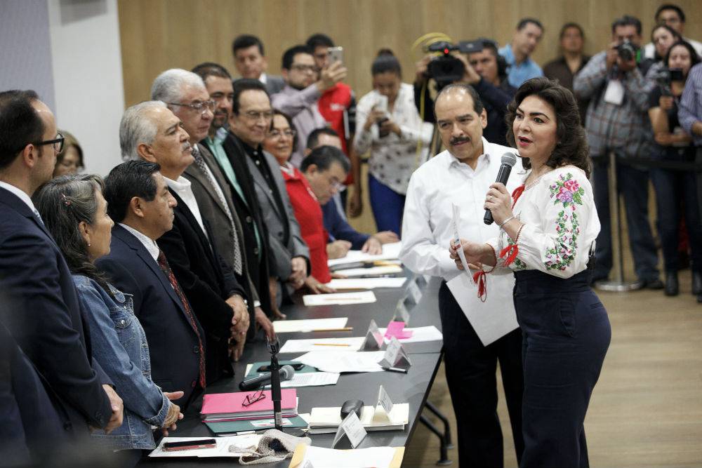 Ivonne Ortega Pacheco y José Encarnación Alfaro