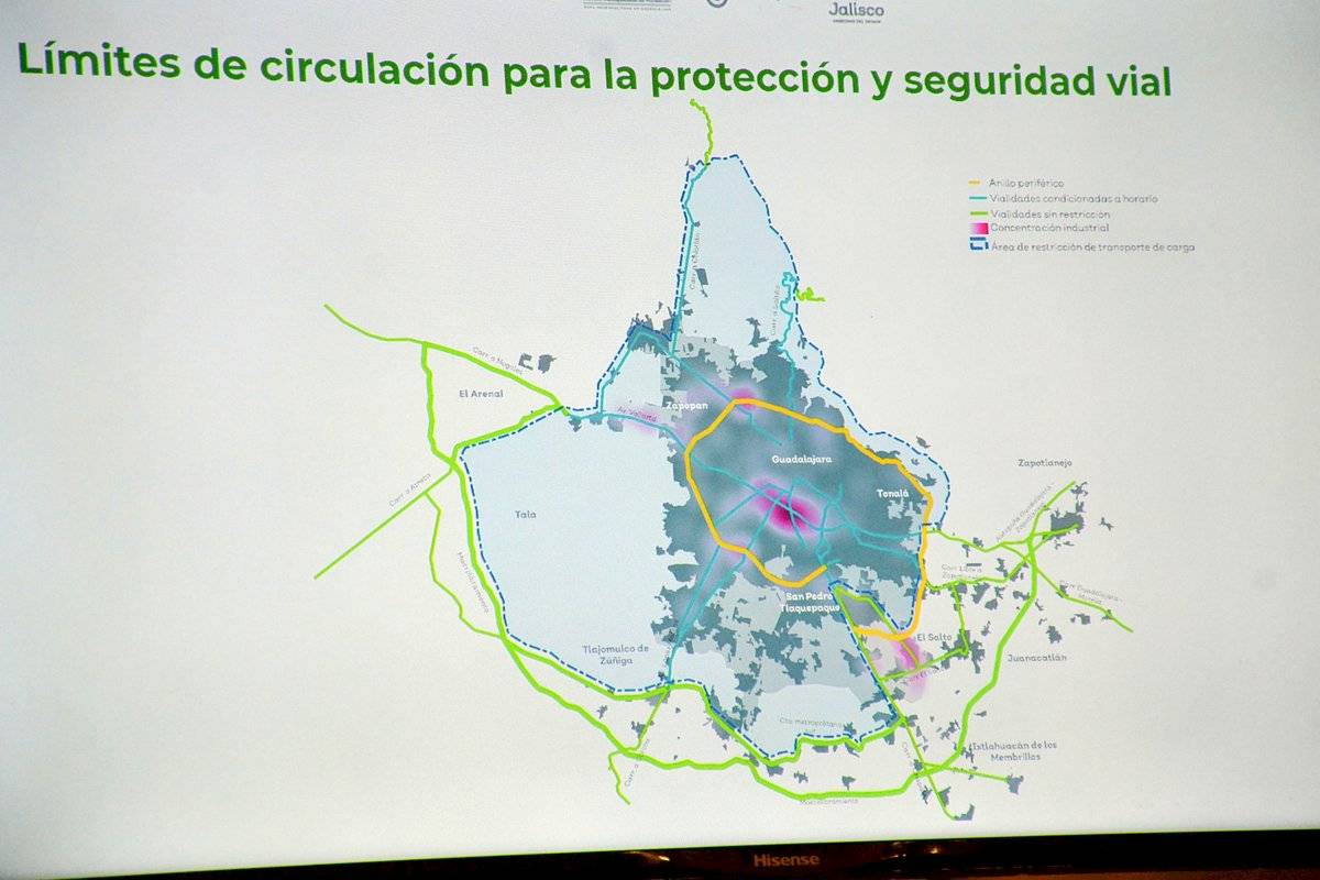 Restringirán horarios de paso para cargueros en la ZMG