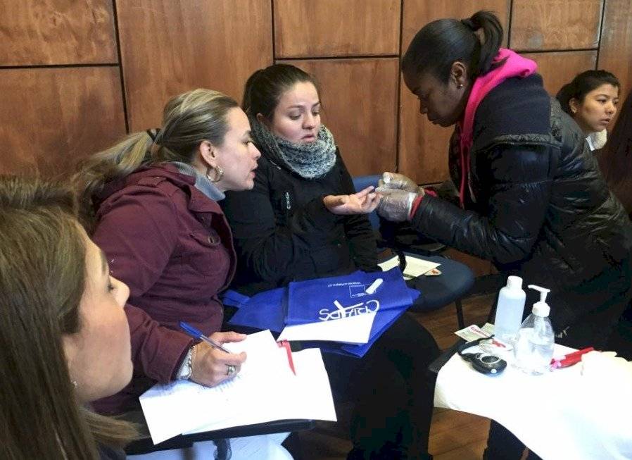 Operativo de capacitación para migrantes