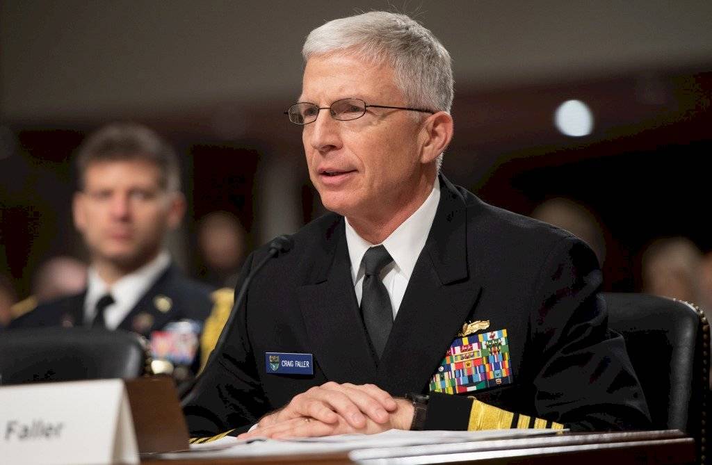 Craig Faller, jefe del Comando Sur de Estados Unidos
