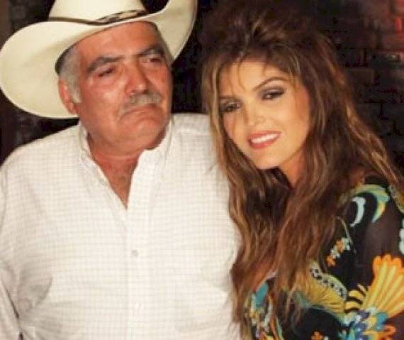 Ana Bárbara y su papá