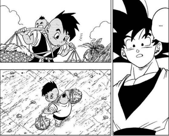 Uub y Goku (Manga)