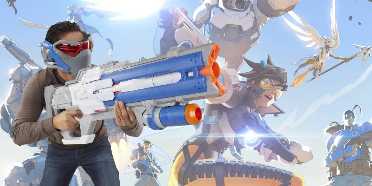 Enorme y letal: Nerf lanza hizo la réplica perfecta del blaster del soldado 76 en Overwatch
