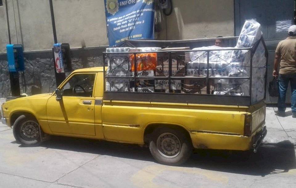 operativo contra el contrabando en Huehuetenango