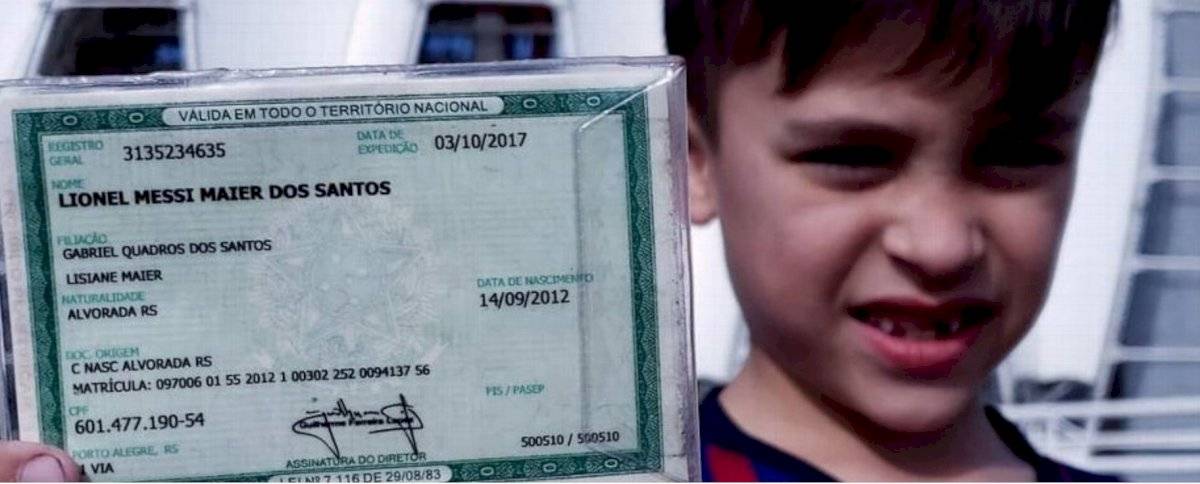 Lionel Messi niño