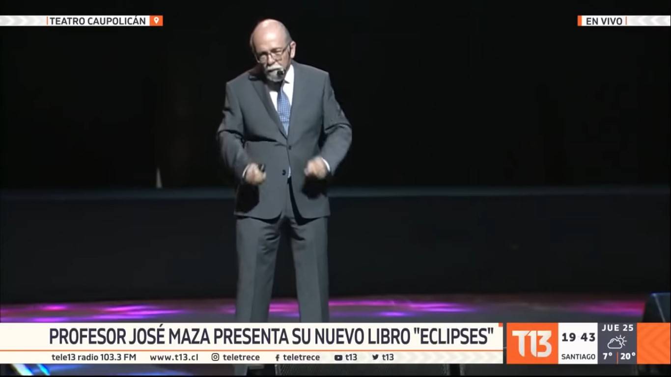 Profesor José Maza sera el "telonero oficial" del Eclipse solar en La Serena