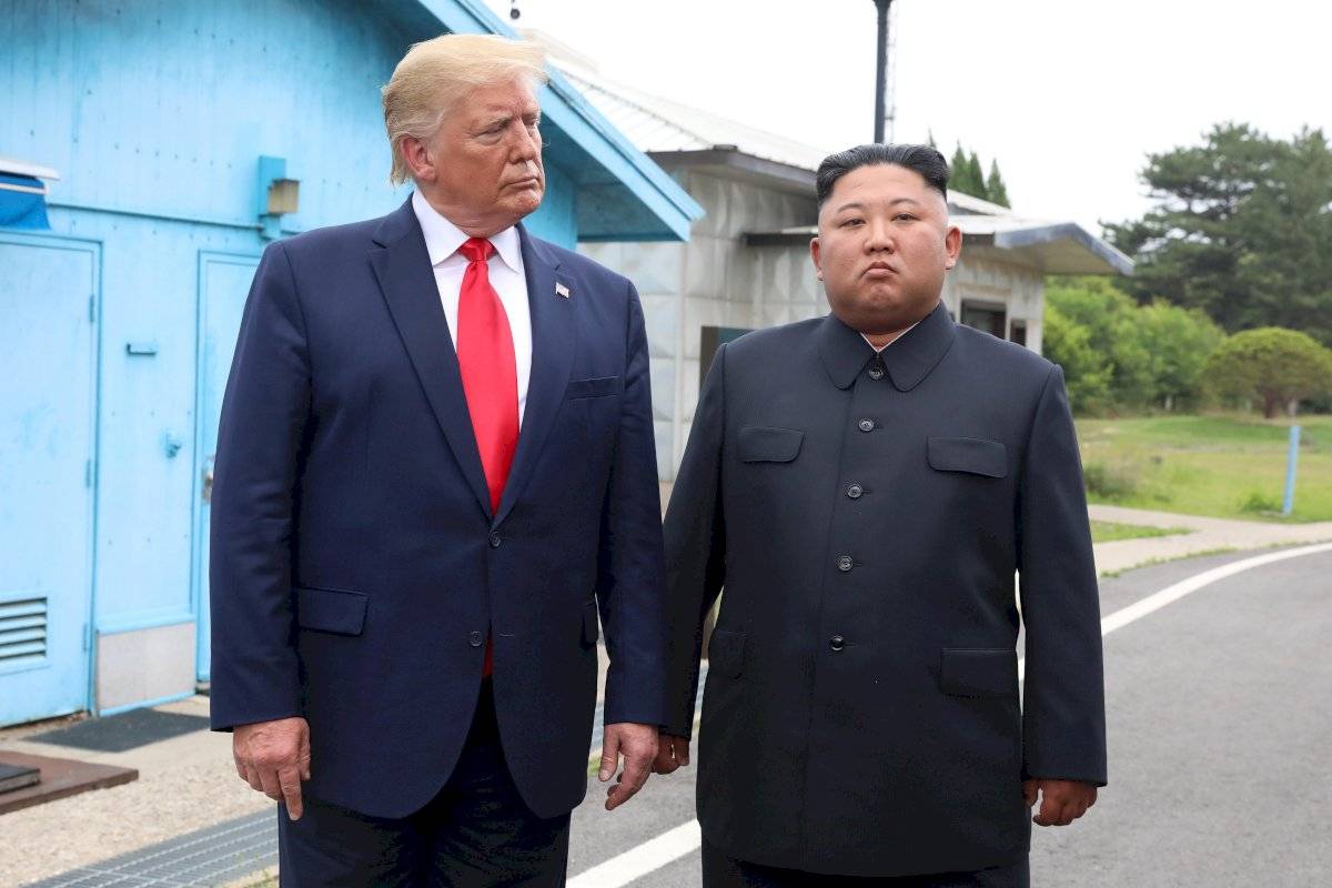 Donald Trump celebra un histórico encuentro con Kim Jong-un en la frontera intercoreana