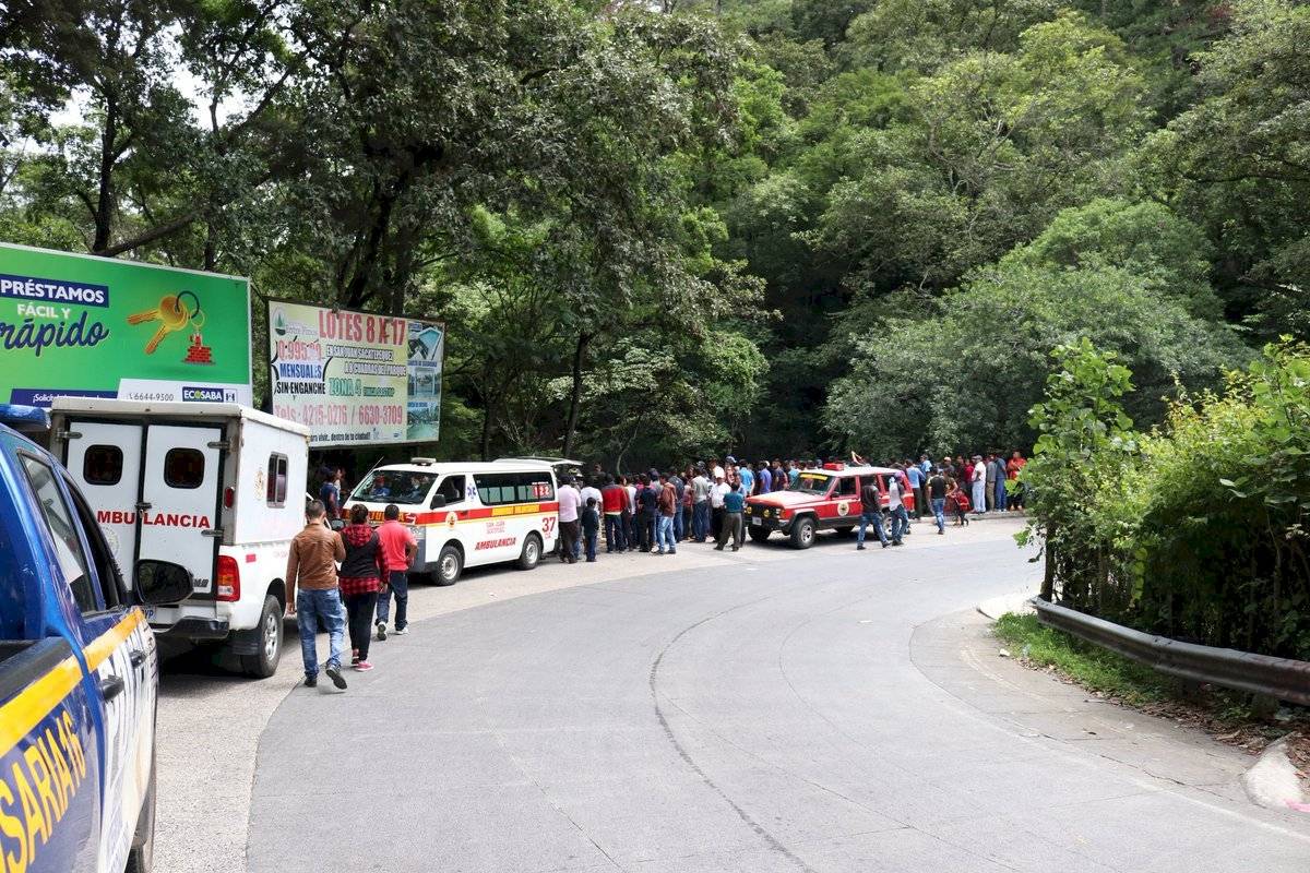 Puente Sactzi, área en donde se produjo un accidente de tránsito con resultado fatal.
